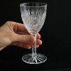 Bohemian Czech 4½ oz (130 ml) Crystal Wine Glass Hand