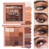 HUDA STORY TE1904C Rainbow Palette, 16 Colors Eyeshadow Palette, Professional