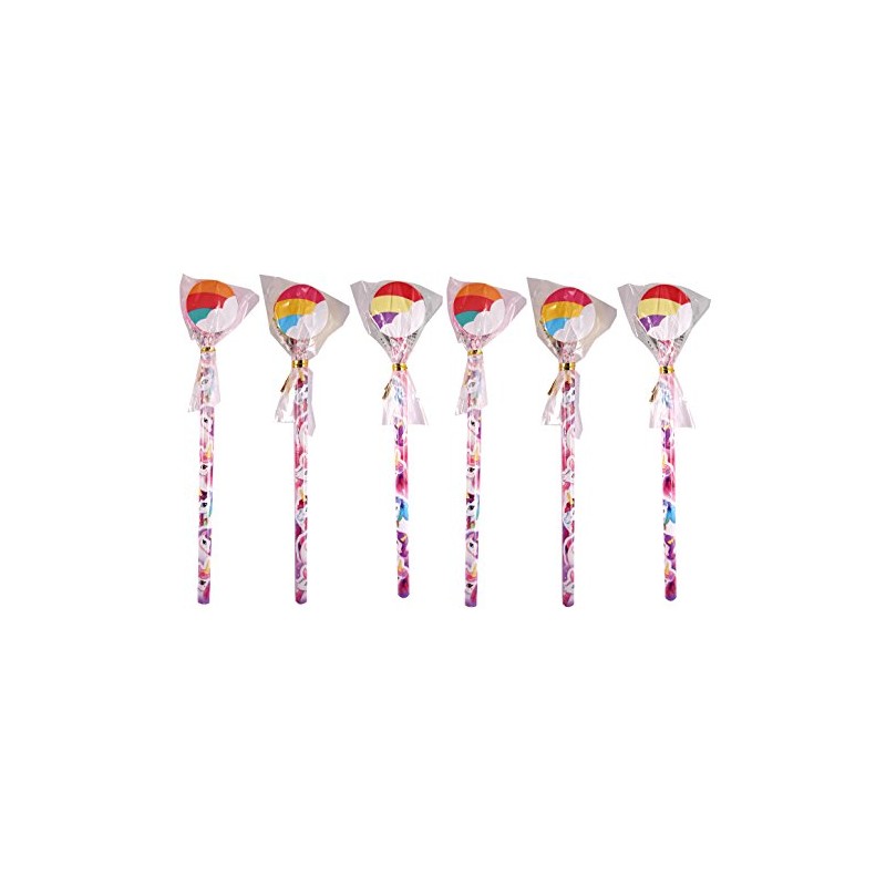 Henbrandt 24 x Unicorns Pencils With Novelty Erasers Toppers -