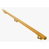 Ballet Barre Single Bar 8 FT Long 2.0” Diameter Gold,