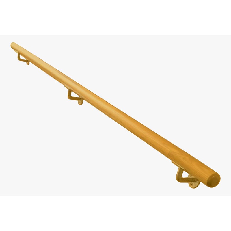 Ballet Barre Single Bar 8 FT Long 2.0” Diameter Gold,