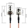 YOTENKO BNC Male to Female Bulkhead Mount Extension Cable 16ft,