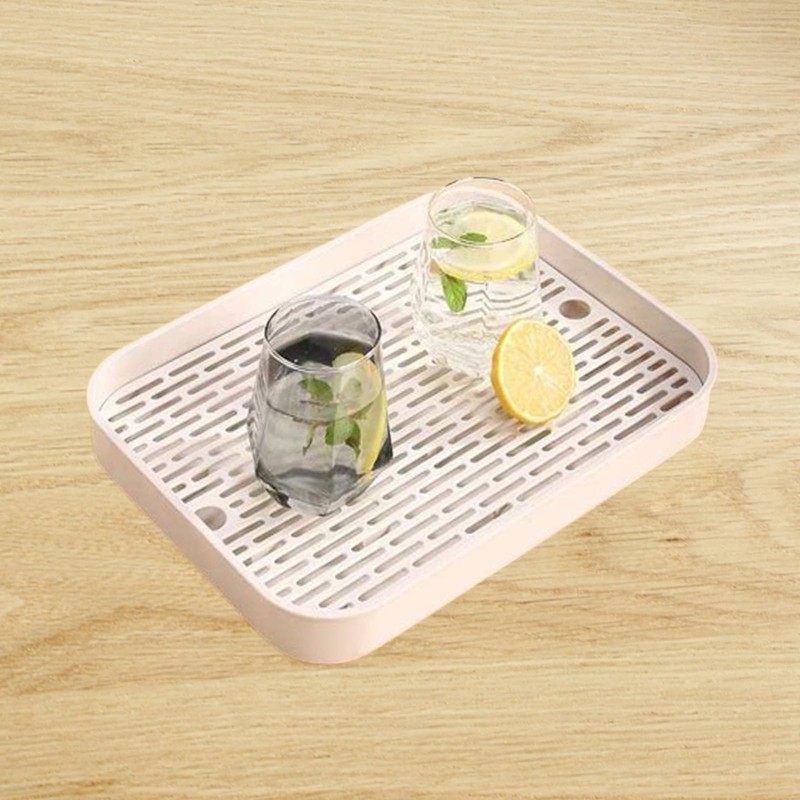 Eabdice Multifunctional Drain Board, Double Layer Drip Tray, Drainer with