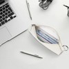 Fmeida PU Leather Pencil Pen Case Slim Design Pens Bag