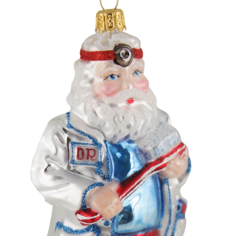 440s Christmas Tree Hanger Dentist Santa Christmas Decoration Funny Christmas
