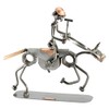 Steelman24 I Nuts and bolts sculpture Polo Player I Handmade