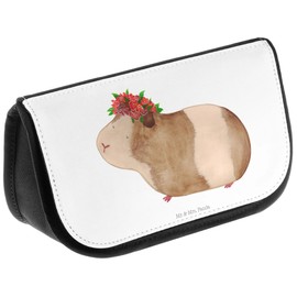 Mr. & Mrs. Panda Cosmetic Bag Guinea Pig Wise, White, Hand Drawn