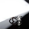 ellifam Cat RIng | Minimalistic Kitten Open Ring - Adjustable