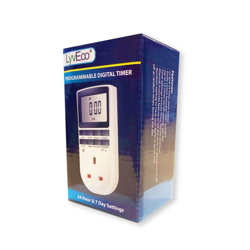Lyvia - 4721 - Plug Through 7 Day Timer