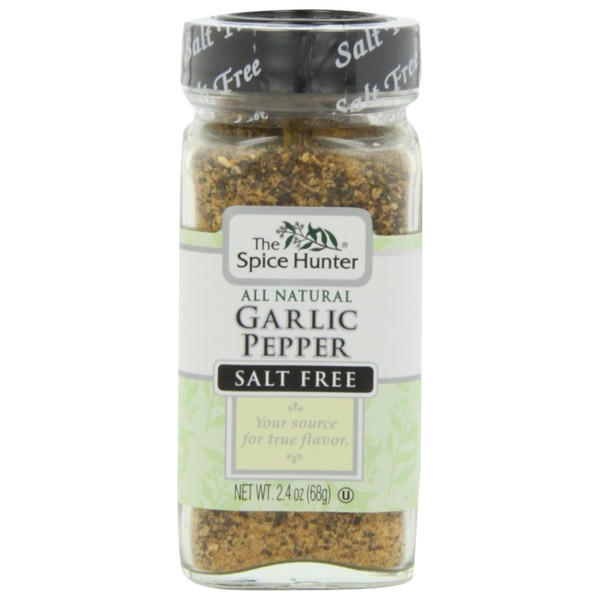 The Spice Hunter Pepper, Garlic Blend, 2.4-Ounce Jar