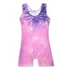 HOZIY Gymnastics Biketards for Girls 7-8 Galaxy Purple Pink Blue