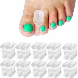 Reppkyh 16 Pieces Gel Toe Separators for Women Toe Separators Helps Bunion for Men