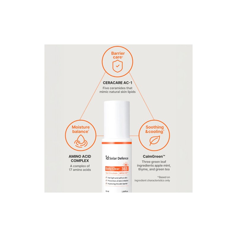 ID Placosmetics [ID Placosmetics]Solar Defense Daily Clear 365 Sun Emulsion