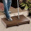 FANATU Wooden Platform Step Stool, 24.7" Step Platform for Adults