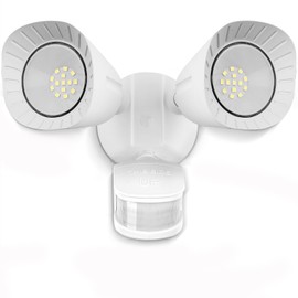 UFOND LED Security Lights Outdoor Motion Sensor Light，2400 Lumen All Aluminum Floodlight,Waterproof,Angle Adjustable,6500K,4 Modes,for Garage Porch Balcony Patio