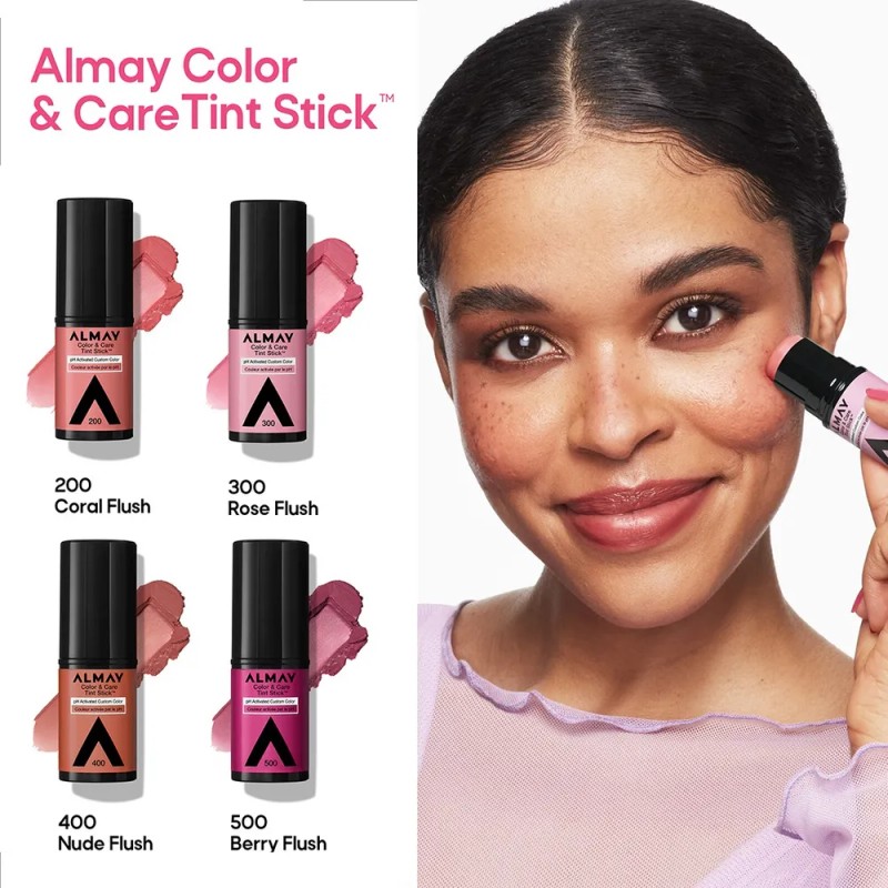 Rubor Multiusos Barra Almay Tint Stick Color Berry Flush Mejillas