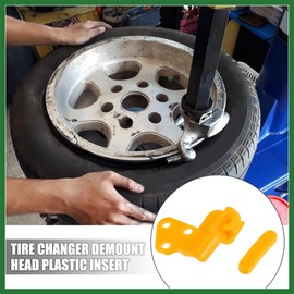 Motoforti 6 Set Tire Changer Plastic Insert Tire Demount Head Tire Machine Guard Wheel Side Protector for Mount Demount Duck Head Tyre Repair 2.36"x2.28"x0.91" Long-lasting