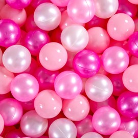 STARBOLO Ball Pit Balls - 170pcs Bulk Crush Proof Plastic Children's Toy Balls Macaron Star Ocean Balls for Birthday Party Christmas Water Toy Indoor Outdoor