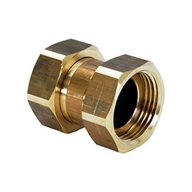 Oventrop Double Screw Connection 30 mm on Both Sides G 1 Inch Nut