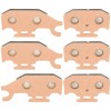 Caltric Brake Pads for CanAm Outlander 800 4X4 Front Rear
