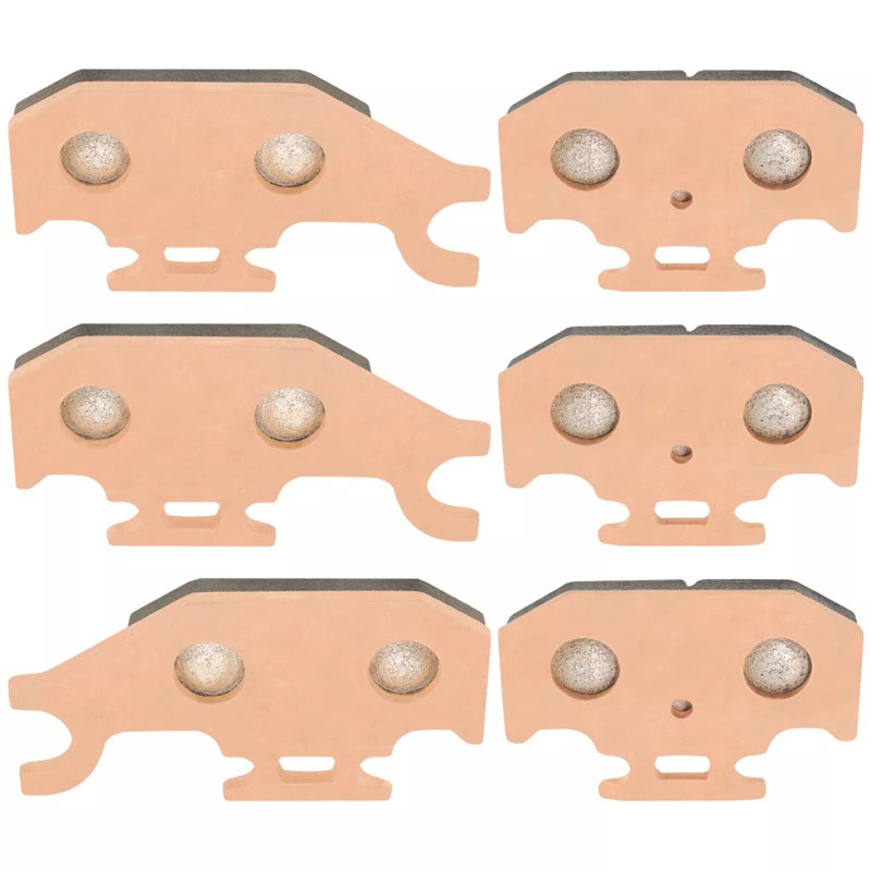 Caltric Brake Pads for CanAm Outlander 800 4X4 Front Rear