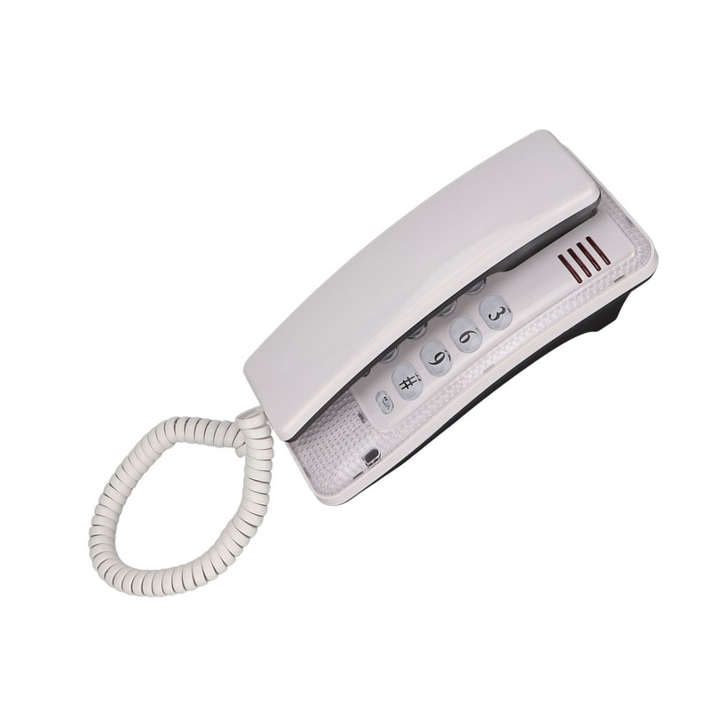 KXT‑438 Wall Mounted Home Phone Corded Telephone with Redial Quick