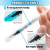 30 Pack 1ml Plastic Syringes without Needle, Luer Lock Syringes