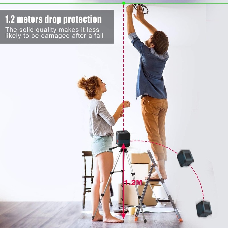 Laser Level, RockSeed Cross Line Laser with Self-Leveling, Vertical and