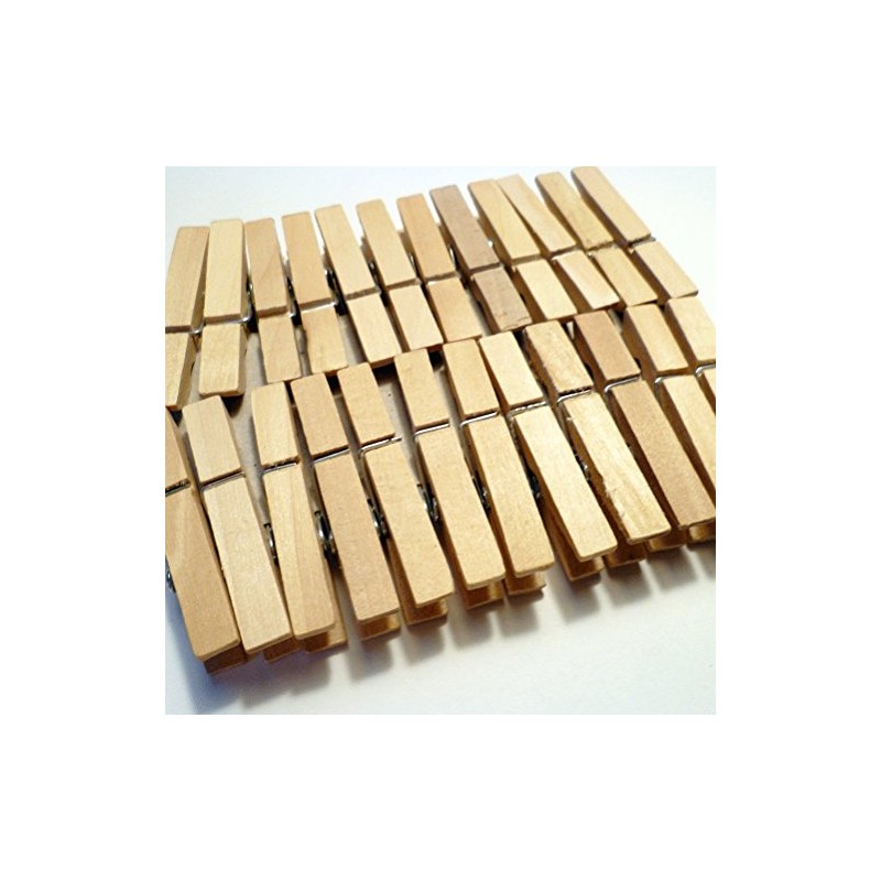 Sturdy Small Craft Clothespins 1 3/4" - 96/pkg