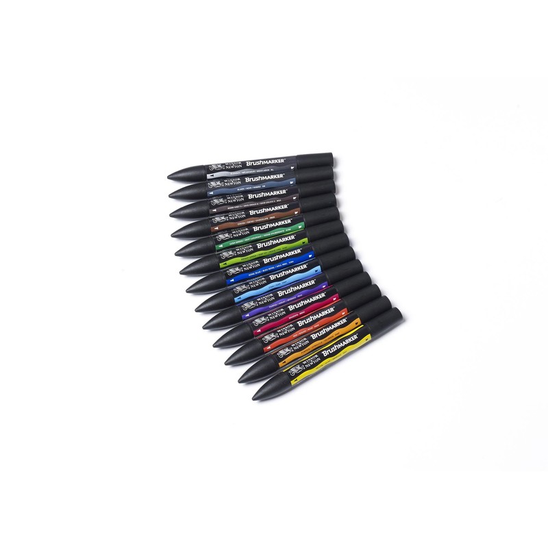Winsor & Newton Promarker Brush, Vibrant Colours, Set of 13