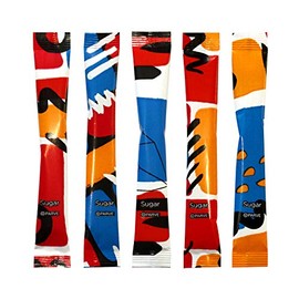 NEW! PoP ArT - White Sugar 500 Individual Serving Stick Packets - U Parve/Kosher