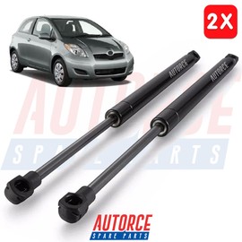 AUTORCE 2 Pcs Rear Tailgate Boot Gas Struts Intended For Toyota Yaris 1999-2005 Hatchback Lift Support Shock Absorber System 245 (N) 500 MM - 68950-05925, 6895009110