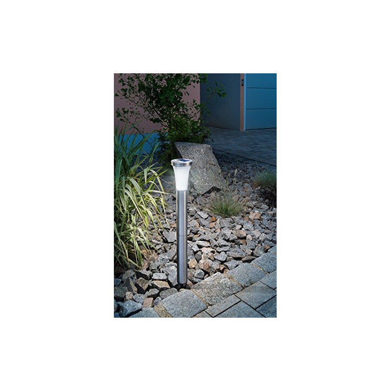 Esotec Solar Light Tower Light 60 cm 12) Stainless Steel