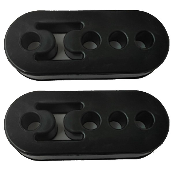 Paifeancodill Universal Rubber Exhaust Hanger, 2 Pcs Muffler Exhaust System,