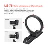 SUNWAYFOTO LS-75 75 mm Universal Swivel Cuff for DLSR Cameras,