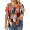RITERA Plus Size Tops for Women Button Up Oversized Summer