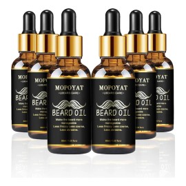Aceite De Barba 6pcs Cuidado De Belleza De Suavización De Ba