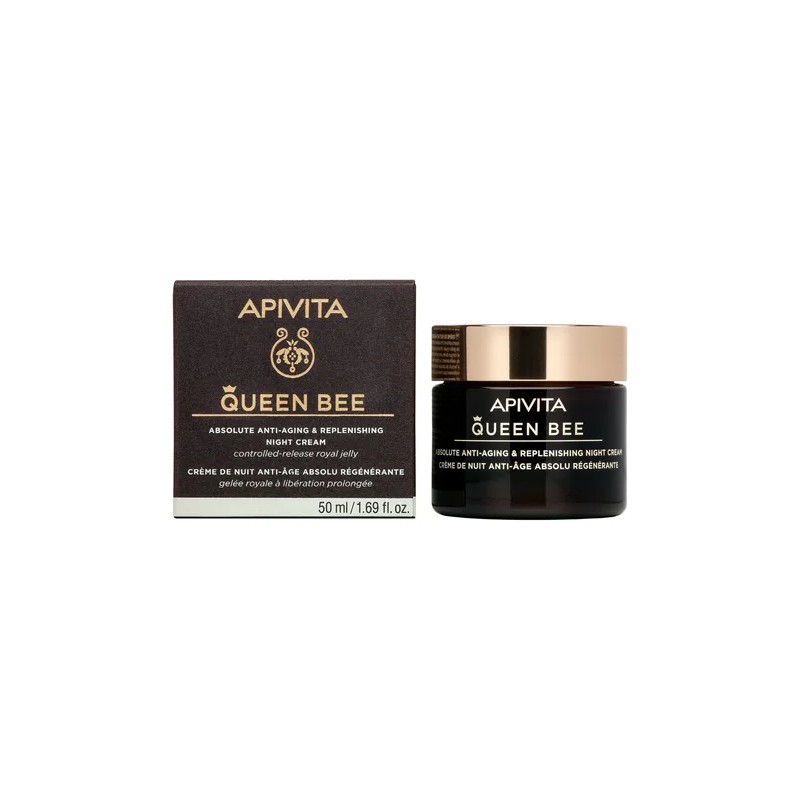 Apivita Queen Bee Crema de noche regeneradora antiedad 50ml