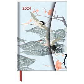 Japanese Papers 2024 Diary Book Calendar Pocket Calendar 16 x 22: Magneto Diary