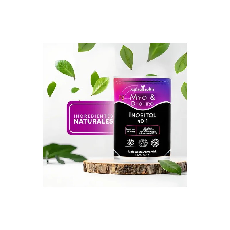 Suplemento de Myo D-Chiro Inositol Natural Health 401 en Polvo