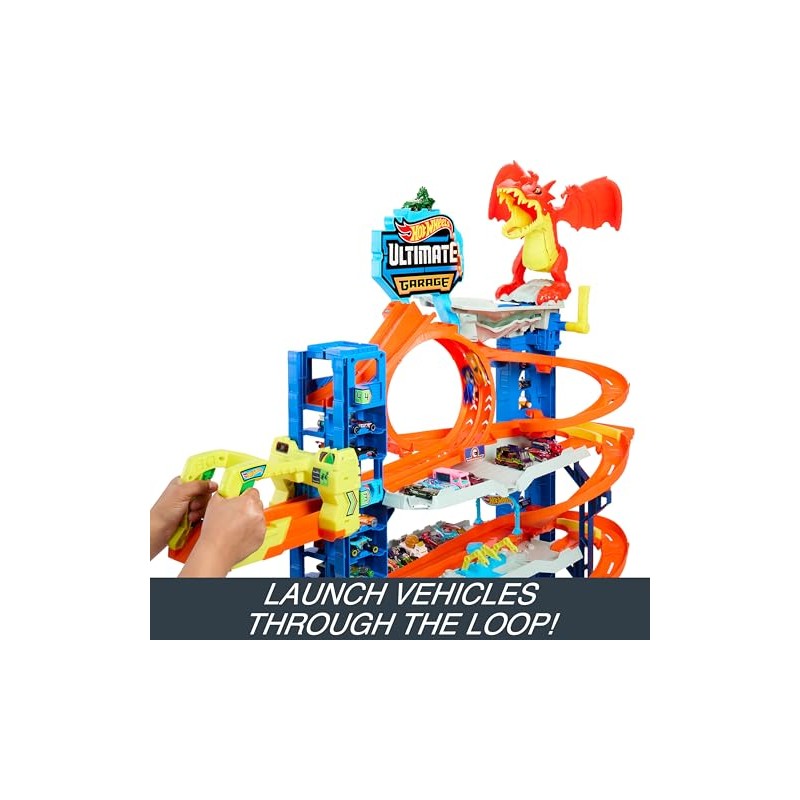 Hot Wheels Pista City Ultimate Garage con 4 Niveles y