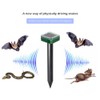Ultrasonic Solar Mole Snake Mouse Pest Rodent Repeller Outdoor Garden