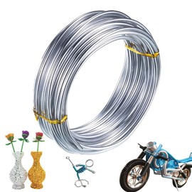 2mm x 30m Aluminium Wire Silver Craft Wire Wire for Crafts Fashion Jewellery