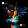 YEABRICKS LED Light for-10331 Icons Kingfisher Bird Building Blocks Model