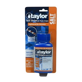 Taylor S-1341-12 Pool & Spa Salt Test Strip - 10 per Bottle