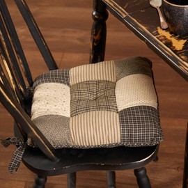 VHC Brands Kettle Grove Chair Pad Patchwork