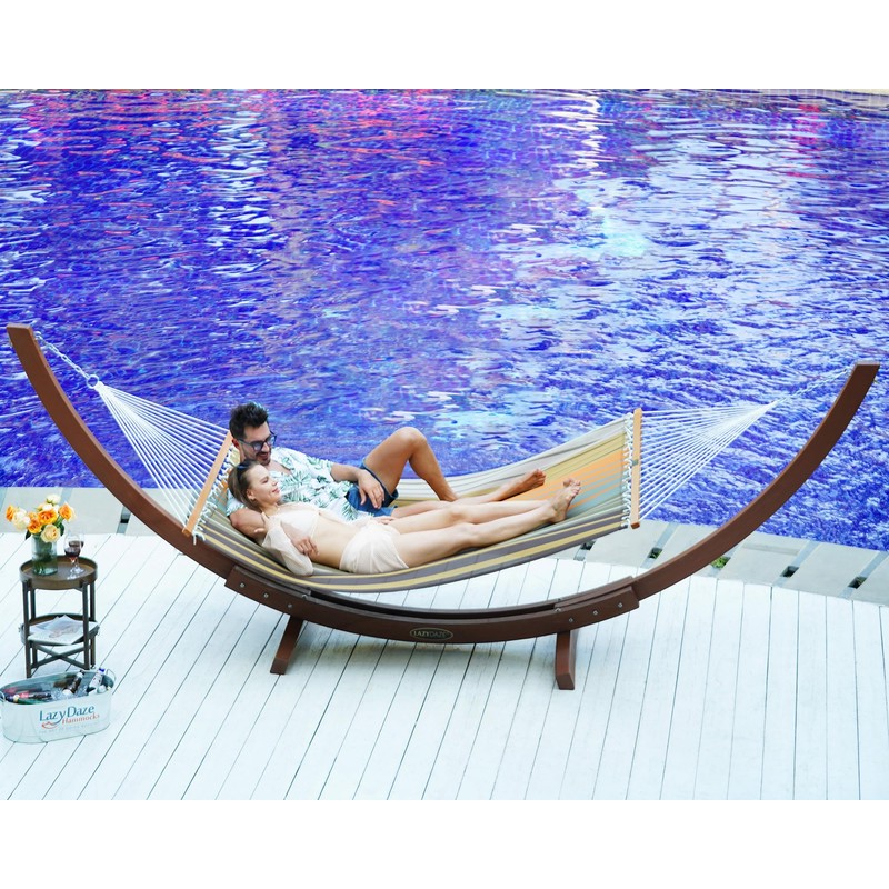 Lazy Daze Hammocks Quick Dry Hammock with Spreader Bar 2