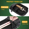 PEKREWS Pool Cue Case, Soft Pool Stick Case 1x1 Holds
