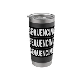 Sequencing Human DNA Genomics Genome Project Stainless Steel Insulated Tumbler