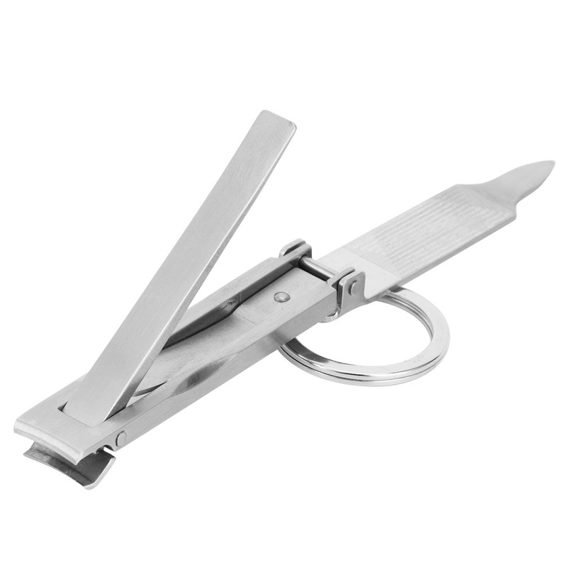Portable Stainless Steel Nail Clipper Foldable Nail Cutter Trimmer File